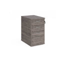 Universal Desk High 3 Drawer Pedestal With Silver Handles - 600mm - NWOF