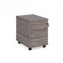 Universal Mobile 3 Drawer Pedestal With Silver Handles - NWOF