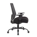 Isla Bariatric Operator Chair With Black Fabric Seat And Mesh Back - NWOF