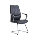 Limoges Executive Visitors Chair - Black Leather Faced - NWOF