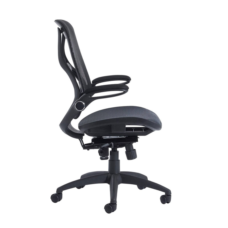 Napier High Mesh Back Operator Chair With Mesh Seat - Black - NWOF