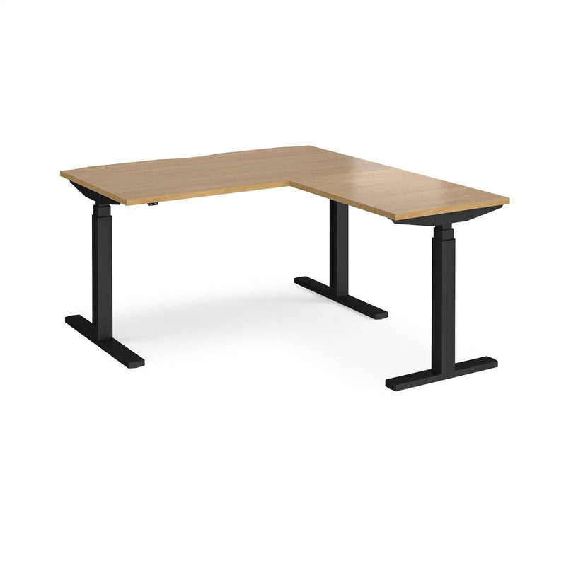 Elev8 Touch Sit-Stand Desk With 800mm Return - 1400mm - NWOF