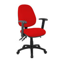 Red Dams Vantage 200 3 Lever Asynchro Operators Chair with height-adjustable arms and ergonomic design.