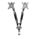 Triton Gas Lift Space-Saving Double Monitor Arm - Silver - NWOF