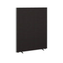 Floor Standing Fabric Screen - Charcoal - NWOF