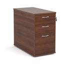 Universal Desk High 3 Drawer Pedestal With Silver Handles - 800mm - NWOF