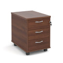 Universal Mobile 3 Drawer Pedestal With Silver Handles - NWOF
