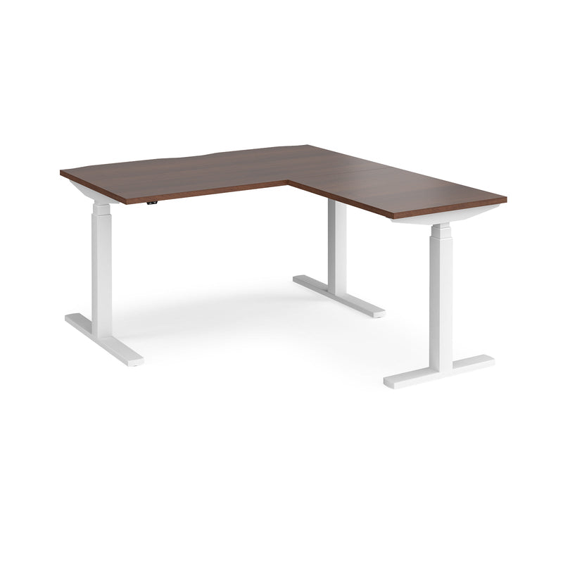 Elev8 Touch Sit-Stand Desk With 800mm Return - 1400mm - NWOF