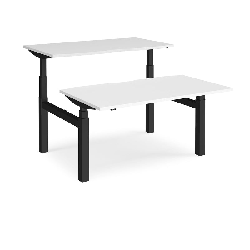 Elev8 Touch Sit-Stand Back-To-Back Desks - 1400mm - NWOF