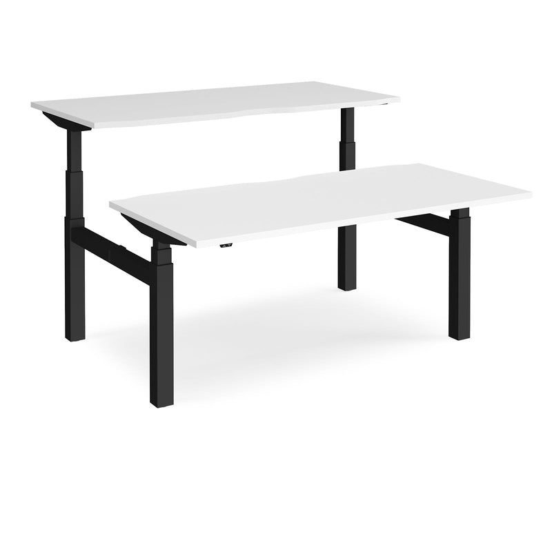 Elev8 Touch Sit-Stand Back-To-Back Desks - 1600mm - NWOF