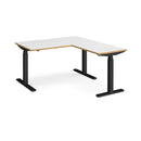 Elev8 Touch Sit-Stand Desk With 800mm Return - 1400mm - NWOF