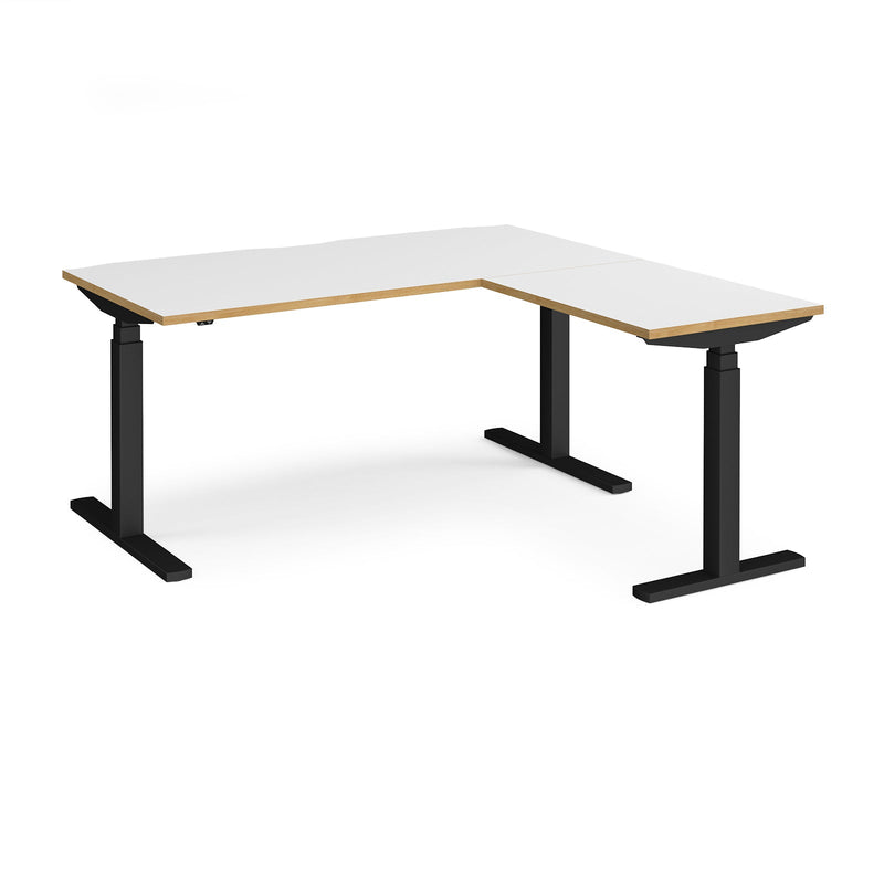Elev8 Touch Sit Stand Desk With 800mm Return 1600mm NWOF