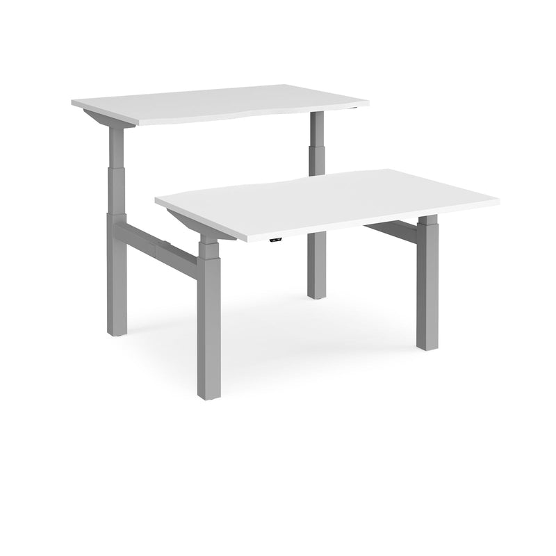 Elev8 Touch Sit-Stand Back-To-Back Desks - 1200mm - NWOF