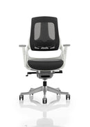 Zure Executive Chair Charcoal Mesh With Arms - NWOF