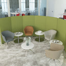 Otis Coffee Table 600mm Diameter With Pyramid Base - NWOF