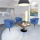 Otis Single Seater Tub Chair With 4 Star Swivel Base - NWOF