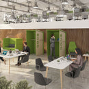 Saxon Square Worktable With 4 Oak Legs - NWOF