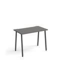 Sparta Straight Desk With A-Frame Legs - Onyx Grey - NWOF