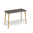 Saxon Rectangular Poseur Worktable With 4 Oak Legs - NWOF