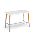 Saxon Rectangular Poseur Worktable With 4 Oak Legs - NWOF