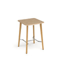 Saxon Square Poseur Worktable With 4 Oak Legs - NWOF