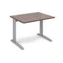 TR10 800mm Deep Straight Desk - Walnut - NWOF