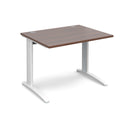 TR10 800mm Deep Straight Desk - Walnut - NWOF