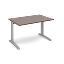 TR10 800mm Deep Straight Desk - Walnut - NWOF