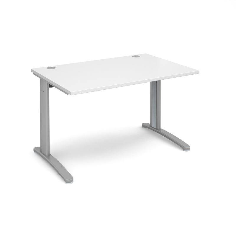 TR10 800mm Deep Straight Desk - White - NWOF