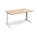 TR10 800mm Deep Straight Desk - Beech - NWOF