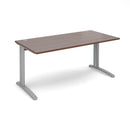 TR10 800mm Deep Straight Desk - Walnut - NWOF