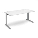 TR10 800mm Deep Straight Desk - White - NWOF