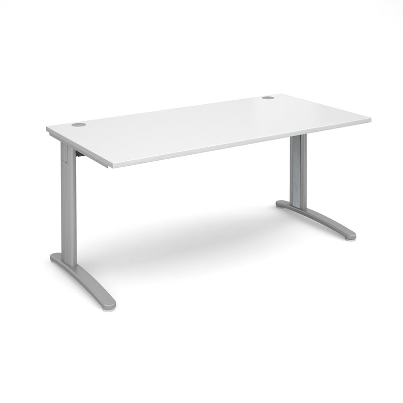 TR10 800mm Deep Straight Desk - White - NWOF