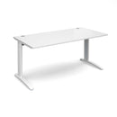 TR10 800mm Deep Straight Desk - White - NWOF