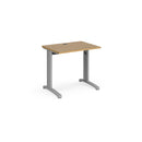 TR10 600mm Deep Straight Desk - Oak - NWOF
