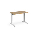 TR10 600mm Deep Straight Desk - Oak - NWOF