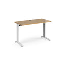 TR10 600mm Deep Straight Desk - Oak - NWOF