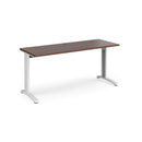 TR10 600mm Deep Straight Desk - Walnut - NWOF