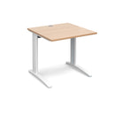 TR10 800mm Deep Straight Desk - Beech - NWOF