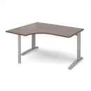 TR10 Ergonomic Desk - Walnut - NWOF