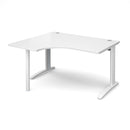 TR10 Ergonomic Desk - White - NWOF