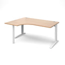 TR10 Ergonomic Desk - Beech - NWOF
