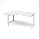 TR10 Ergonomic Desk - White - NWOF