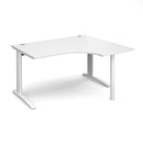 TR10 Ergonomic Desk - White - NWOF
