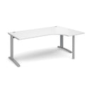 TR10 Ergonomic Desk - White - NWOF