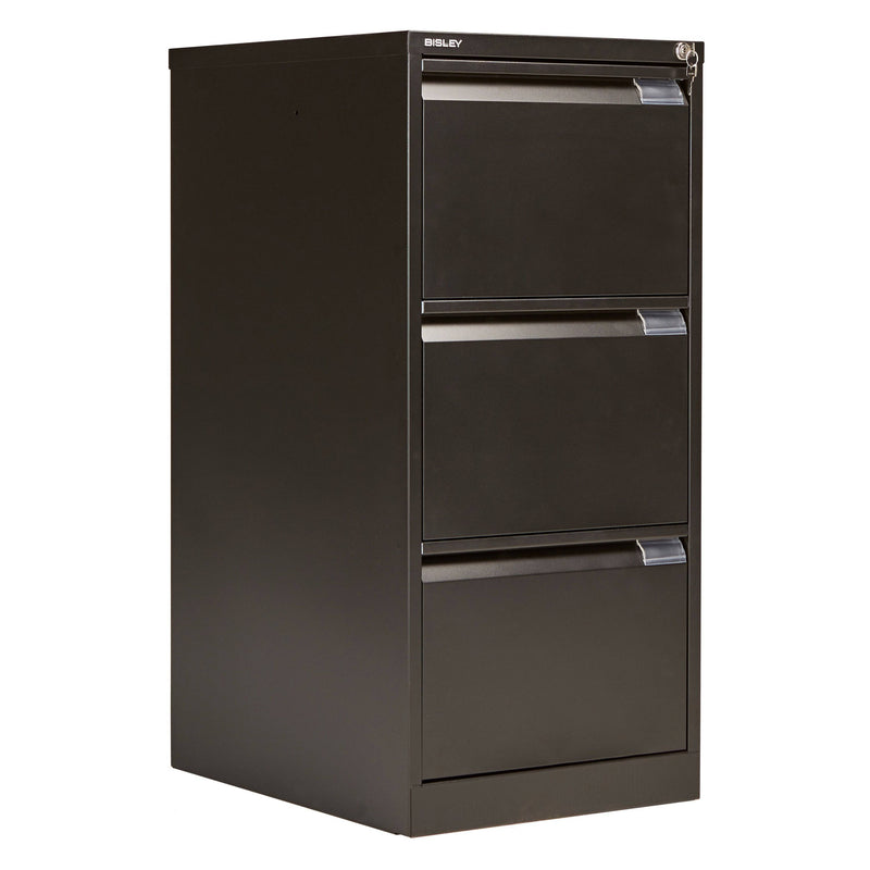 Bisley Classic Steel Filing Cabinet - Black - NWOF