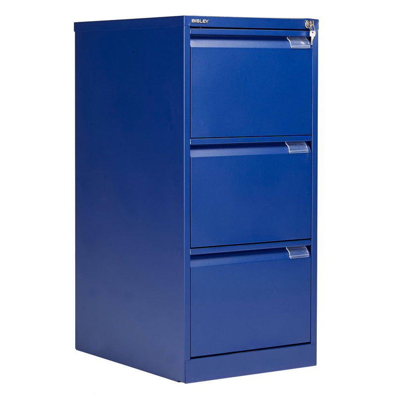 Bisley Classic Steel Filing Cabinet - Blue - NWOF