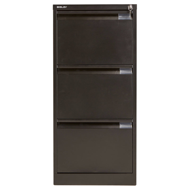 Bisley Classic Steel Filing Cabinet - Black - NWOF