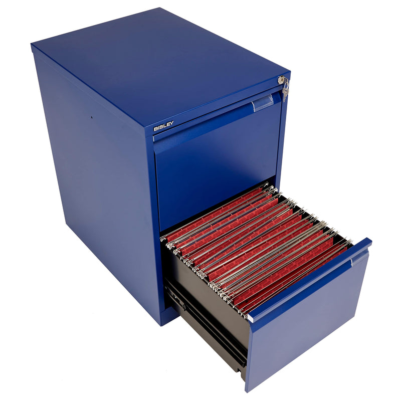 Bisley Classic Steel Filing Cabinet - Blue - NWOF