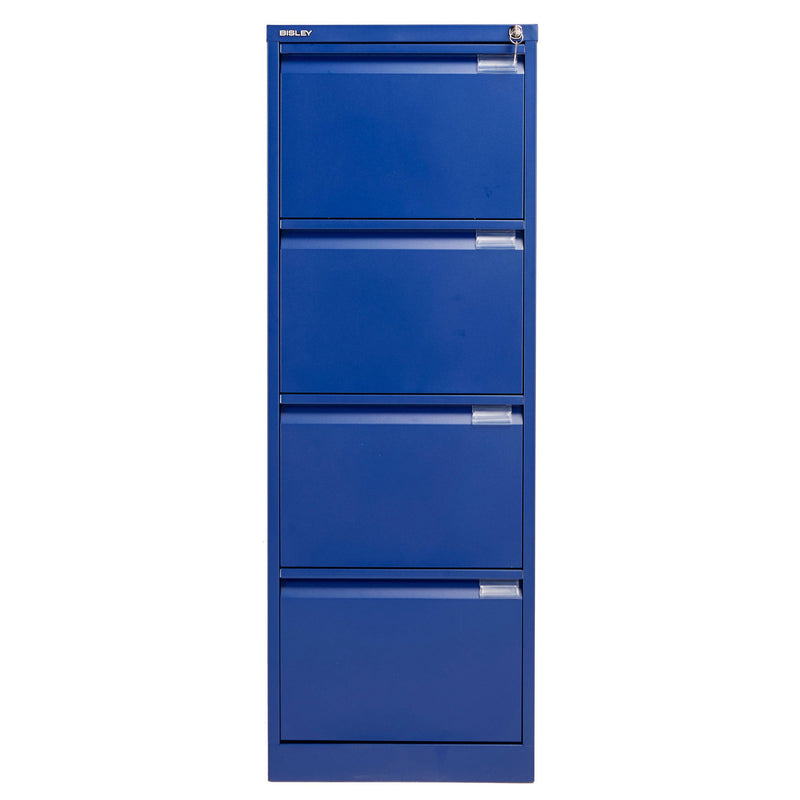 Bisley Classic Steel Filing Cabinet - Blue - NWOF